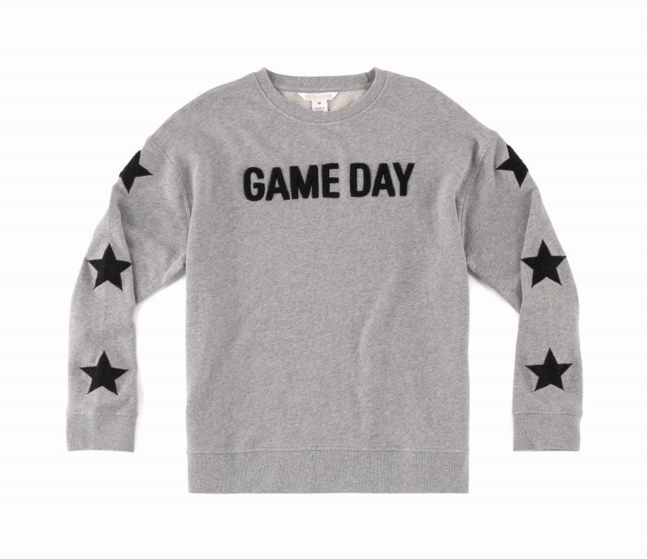 GAME DAY Star Round Neck Long Sleeve Sweatshirt main image 0