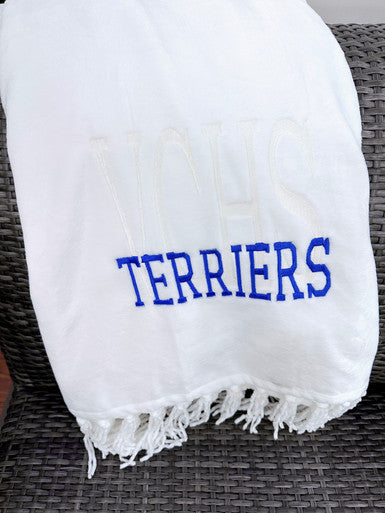 VCHS Terriers Throw Blanket - Thumbnail 2