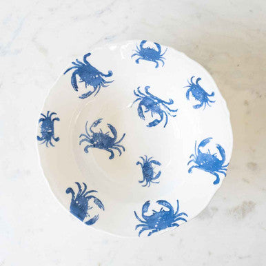 Watercolor Crab Serving Bowl - Thumbnail 2