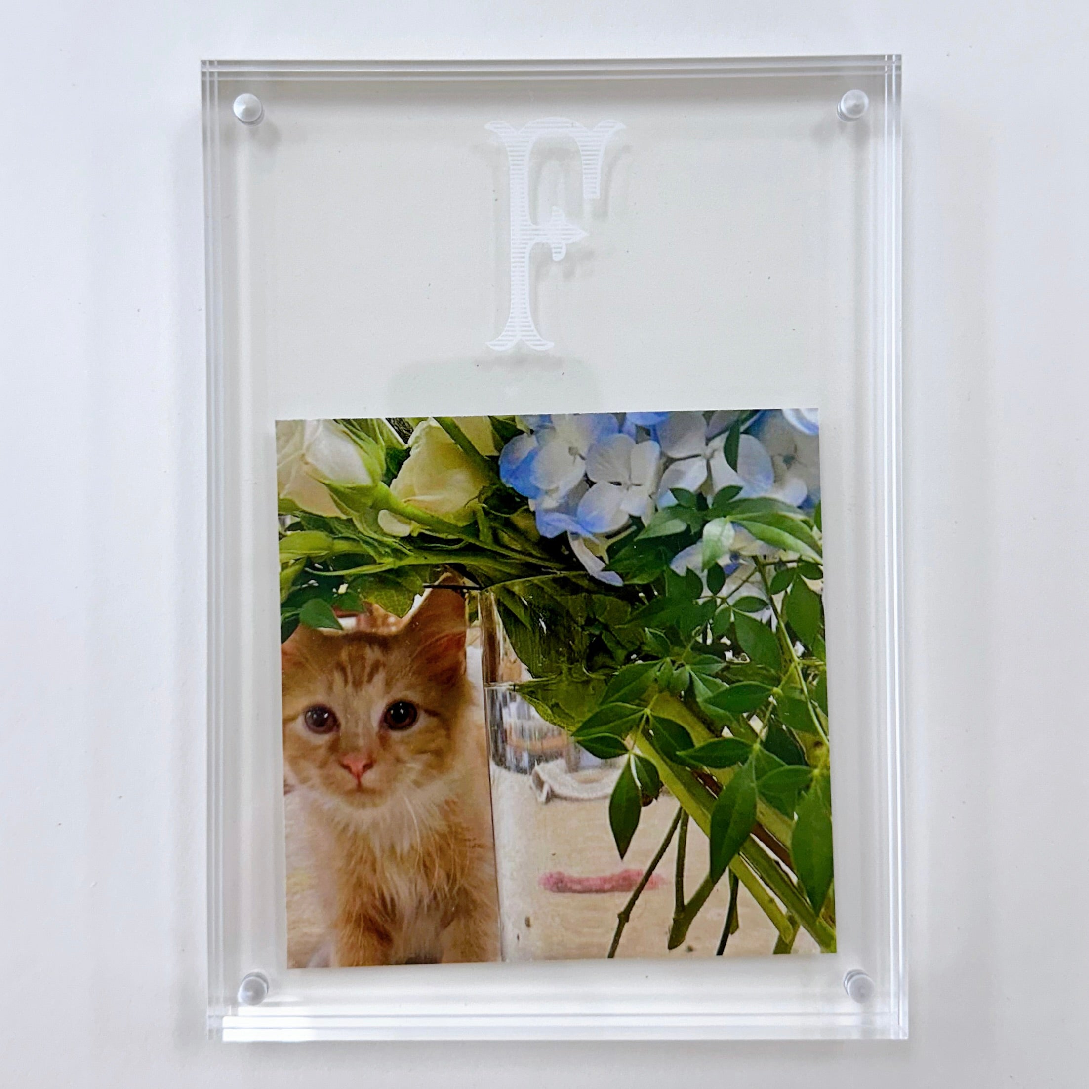 Roman Initial Acrylic Frame - Thumbnail 4