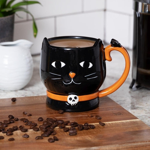 Black Cat Ceramic Mug - Thumbnail 2