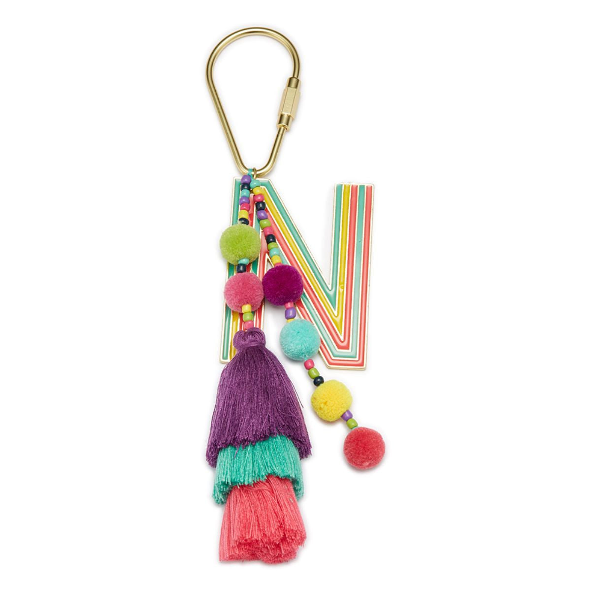 Beaded Pom Tassel Keychain N Outside and In