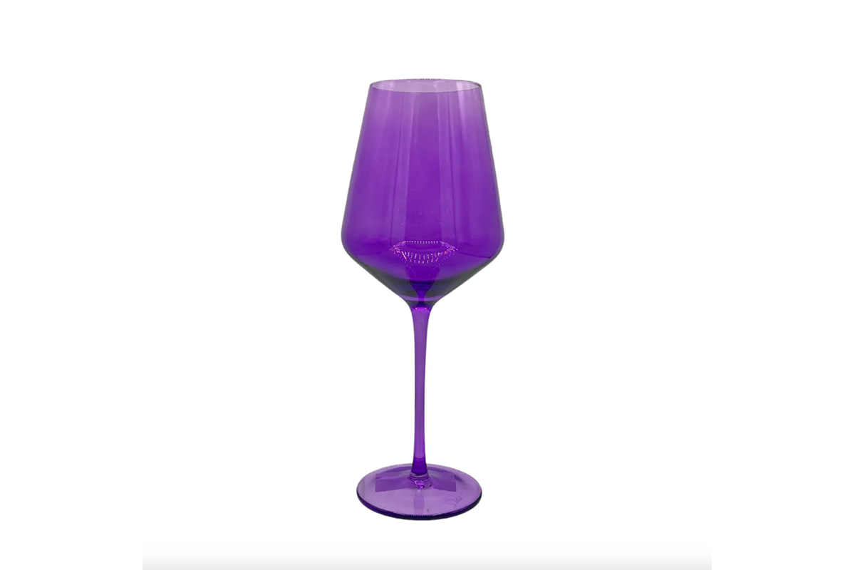Frida Colored Wine Glass
