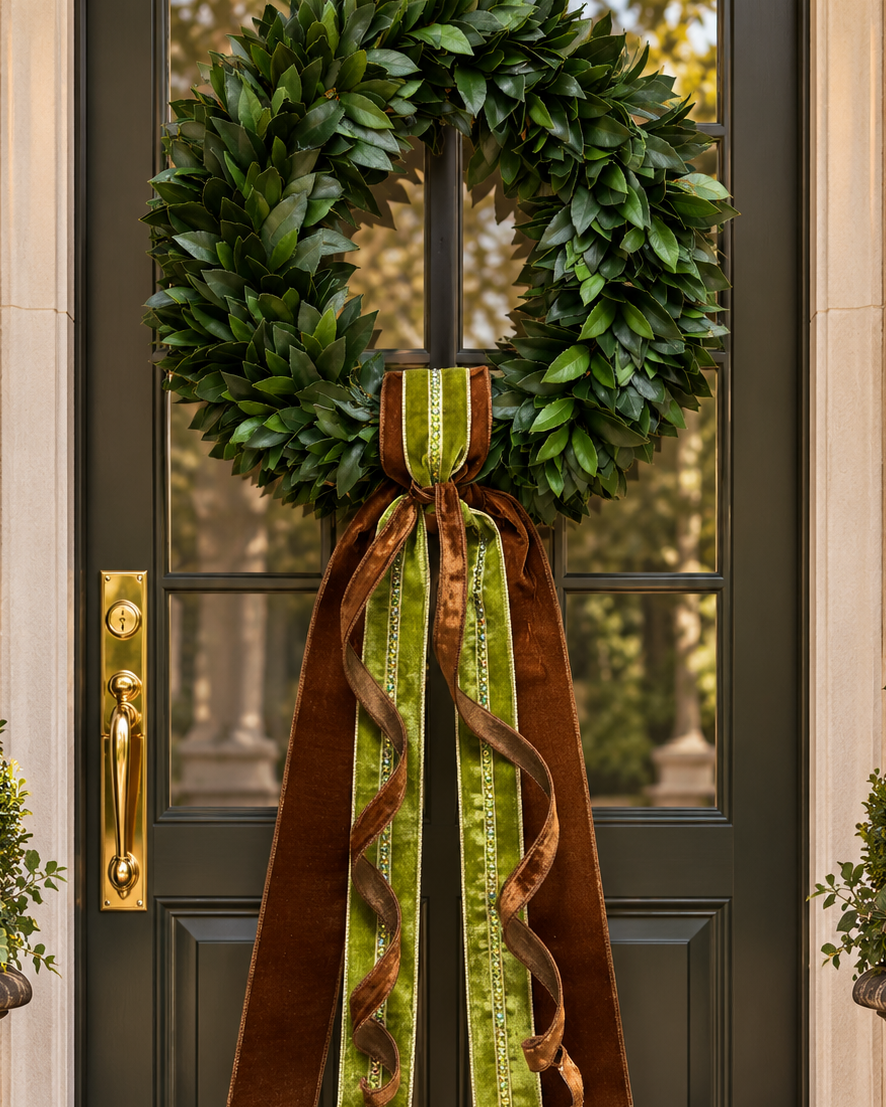 Fall Ribbon Sash Collection: The Olive Heiress – Outside and In