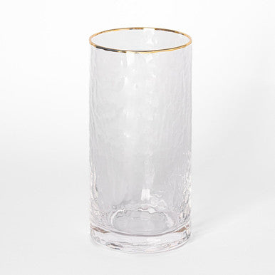 Clear Hammered Water Glass - Thumbnail 2