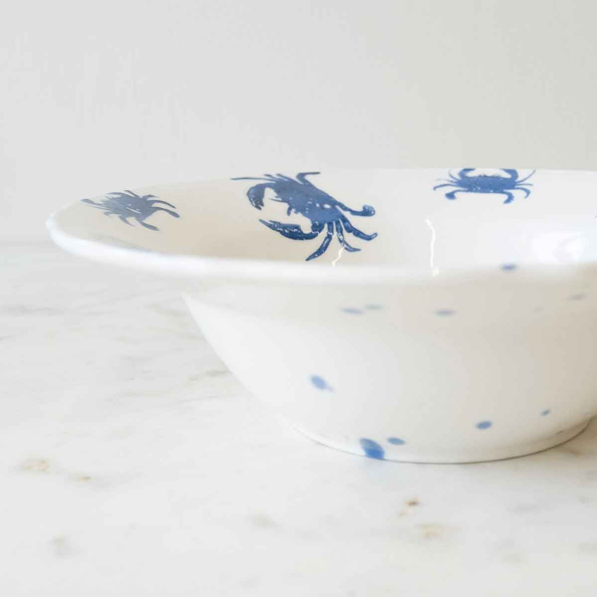 Watercolor Crab Serving Bowl - Thumbnail 3