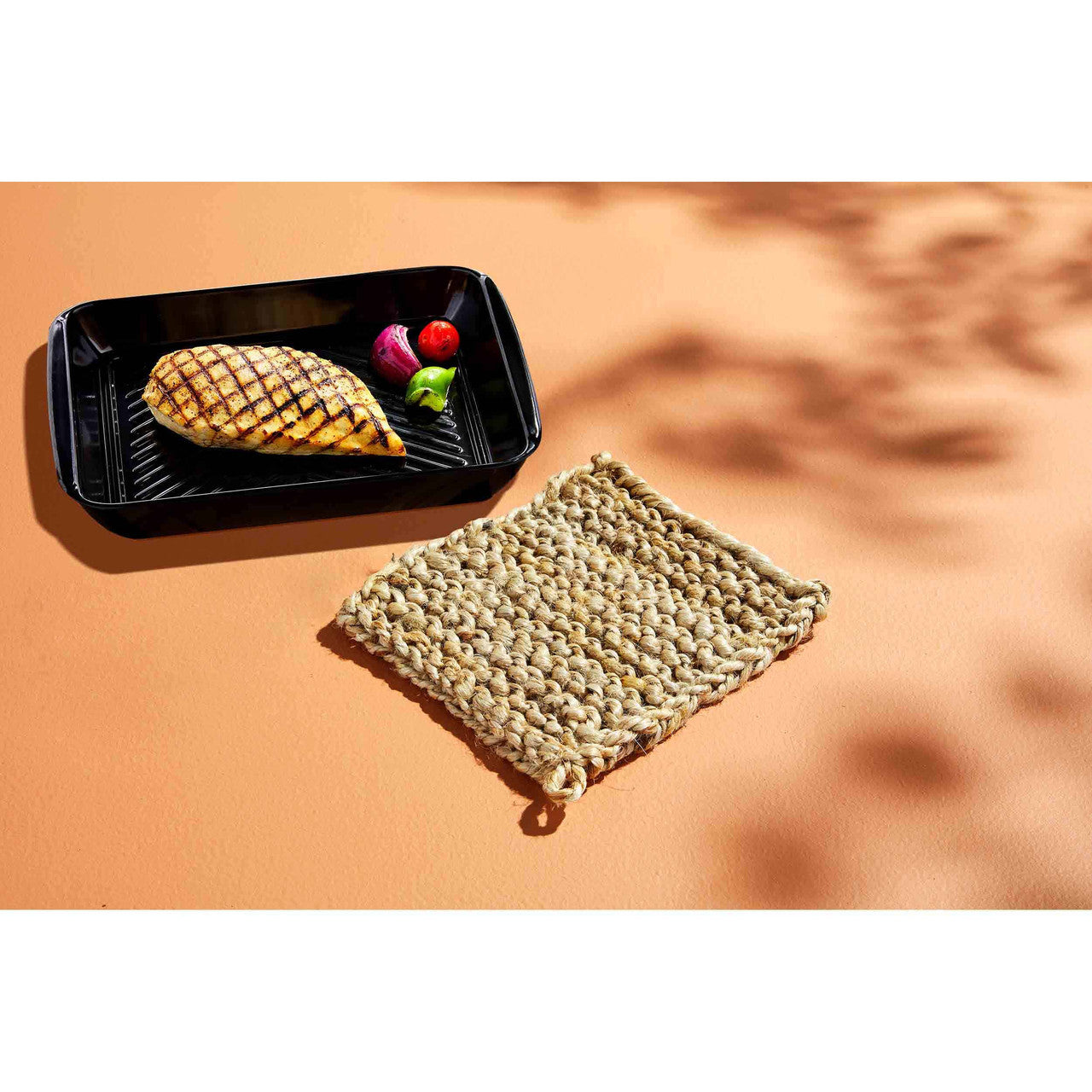 Jute Crochet Pot Holder - Thumbnail 4