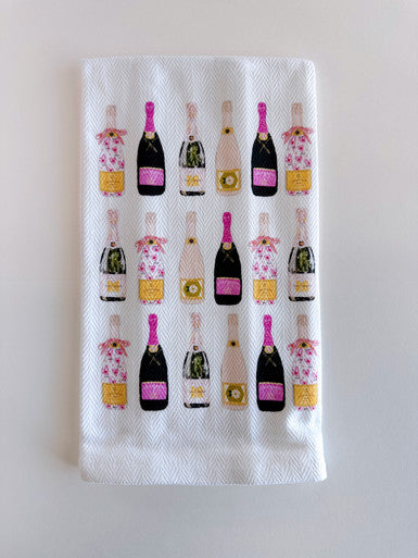 Pink Bottles Towel - Thumbnail 2