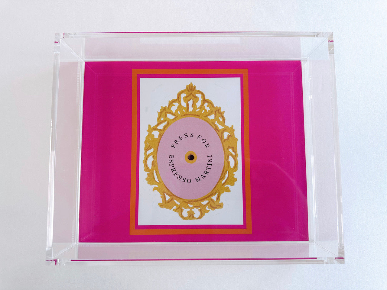 Press for Espresso Martini Tray